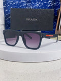 Prada Square Blue Lens Sunglasses for Men & Women - 487019
