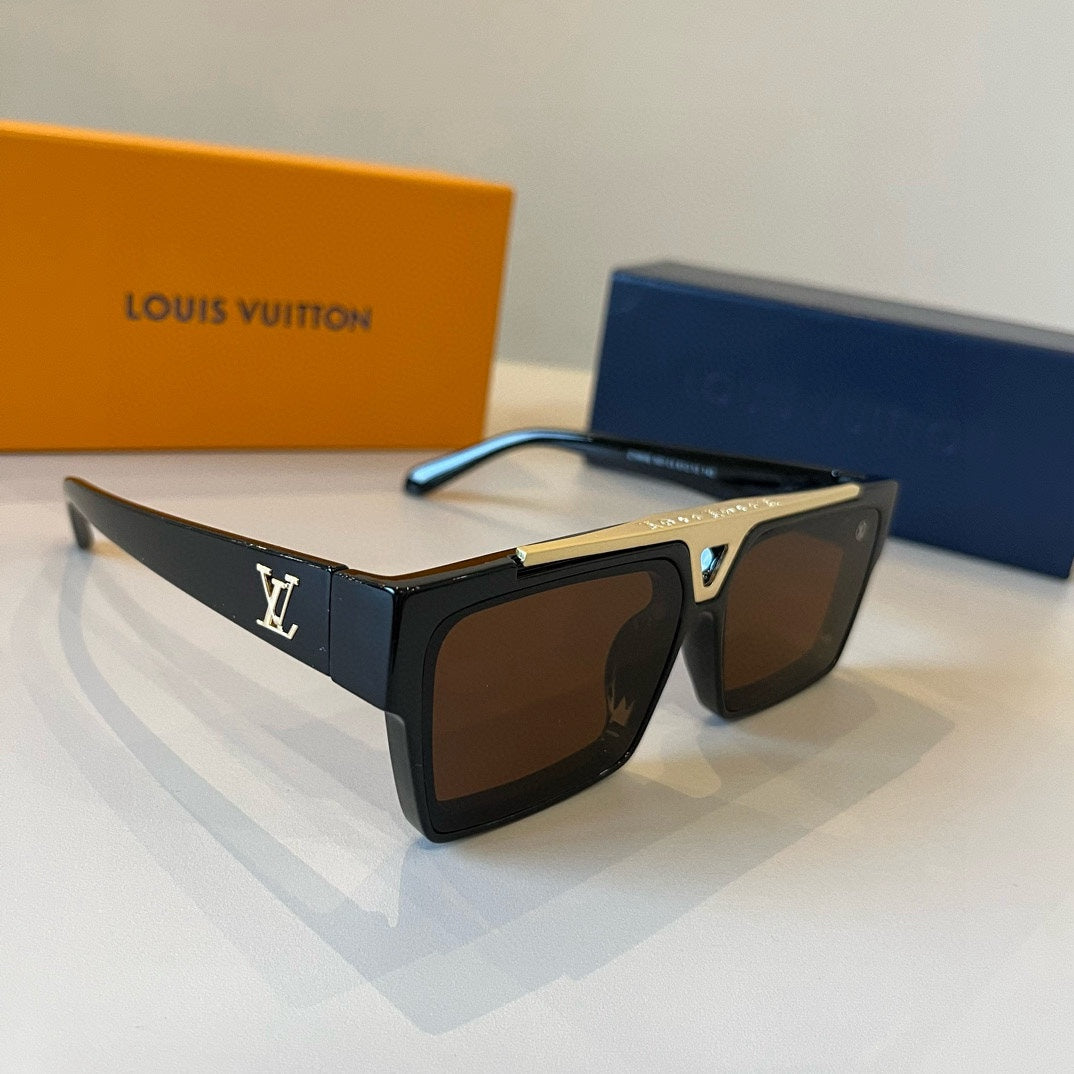 Louis Vuitton Z1502W Fashion Black Lens Sunglasses for Men & Women - 866884