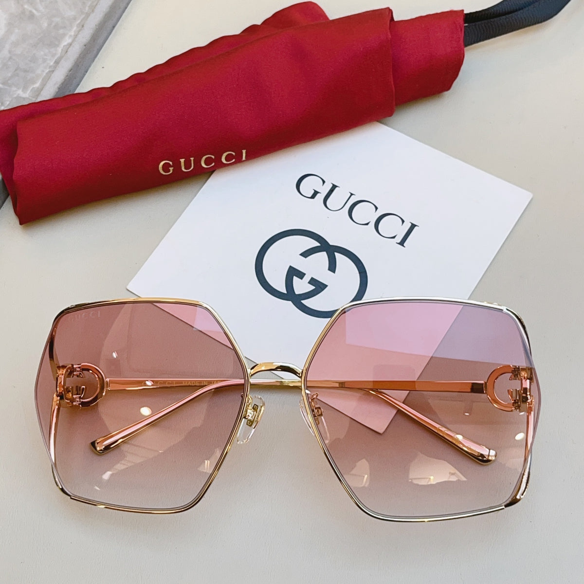 Gucci GG1322SA Fashion Brown Lens Sunglasses for Men & Women - 431478 - detail image 3