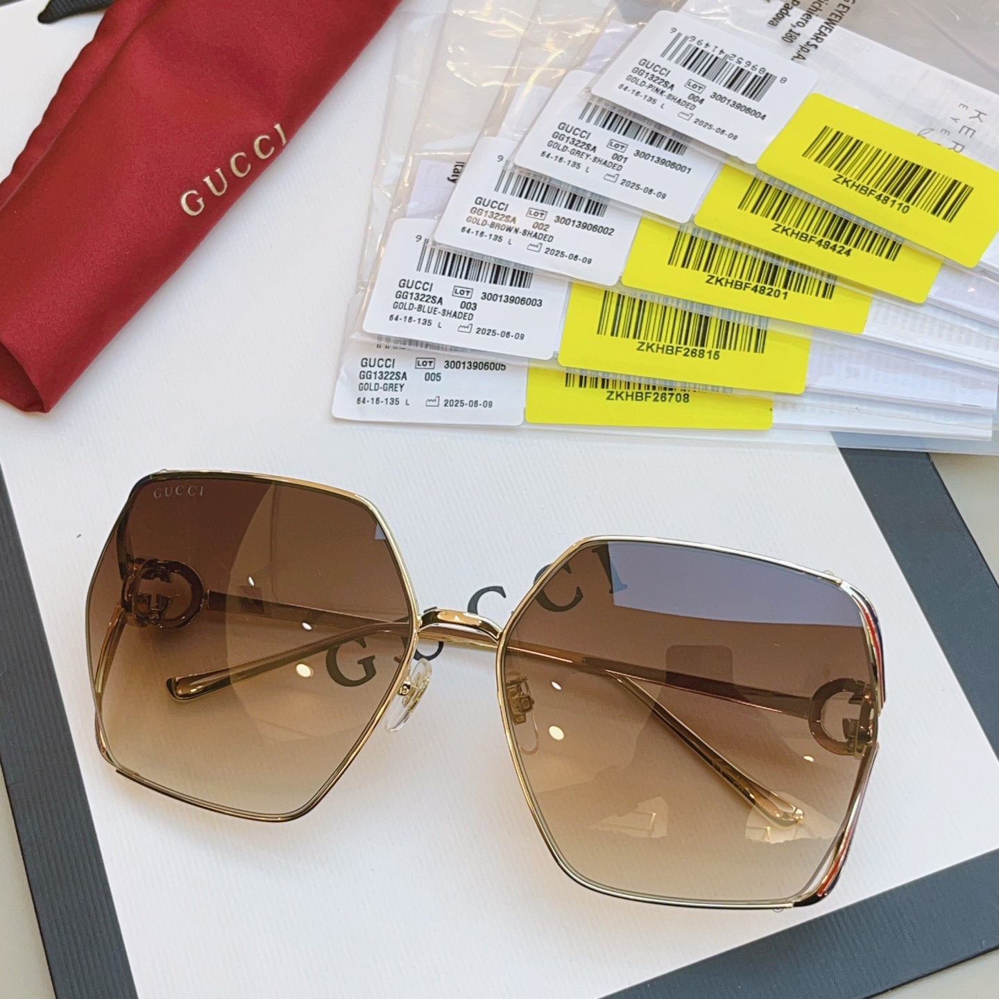 Gucci GG1322SA Fashion Brown Lens Sunglasses for Men & Women - 431476 - detail image 2