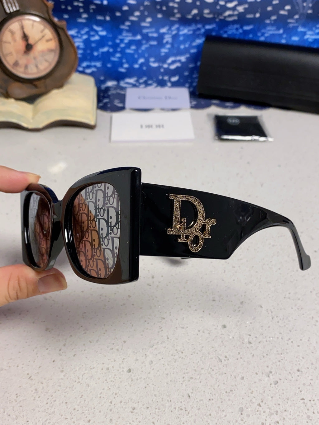 Dior Cat-Eye Silver Lens Sunglasses for Men & Women - 465231 - detail image 6