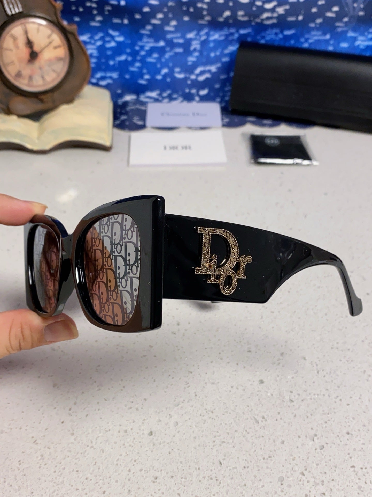 Dior Cat-Eye Silver Lens Sunglasses for Men & Women - 465231 - detail image 6