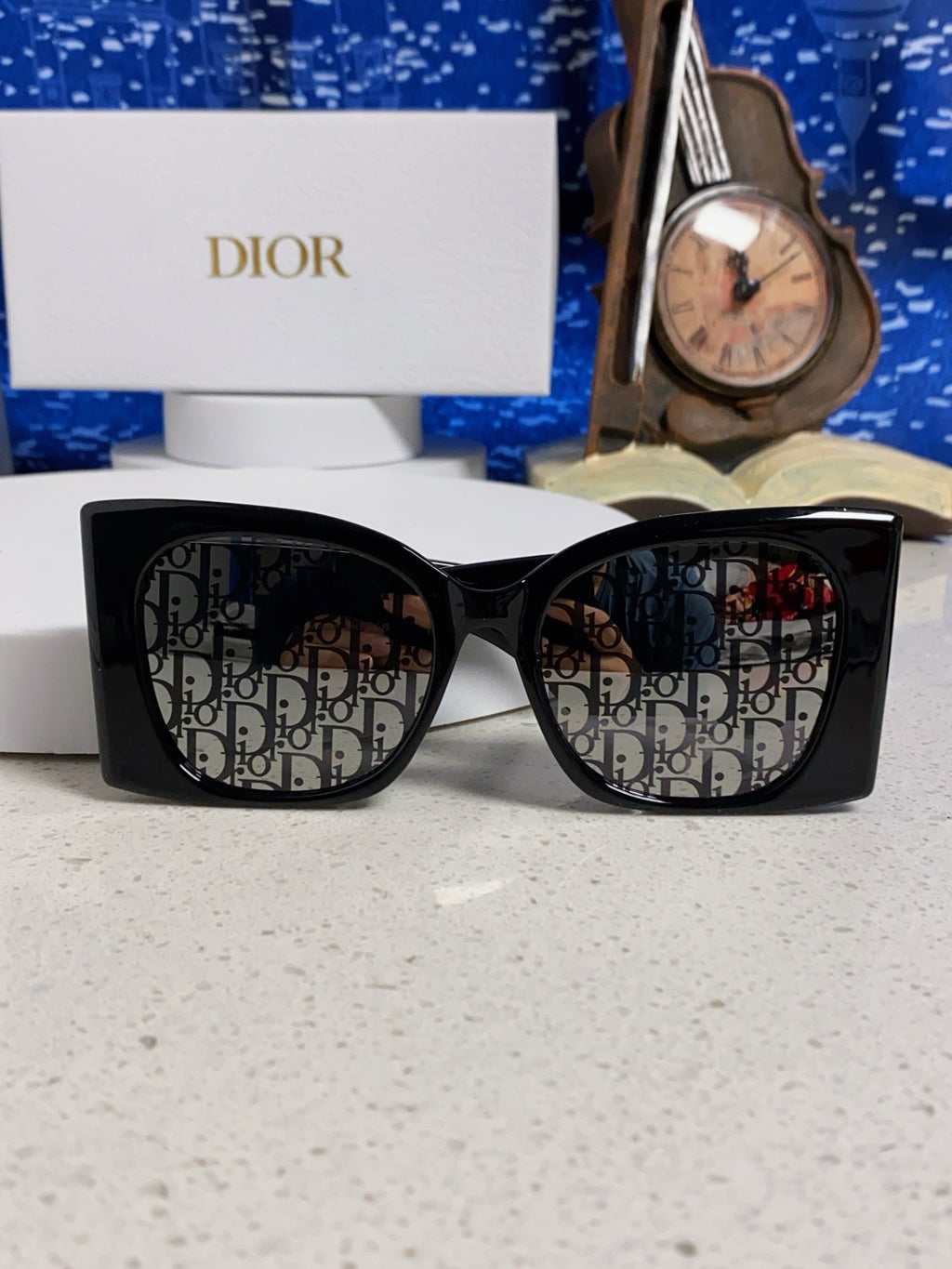 Dior Cat-Eye Silver Lens Sunglasses for Men & Women - 465231 - detail image 9