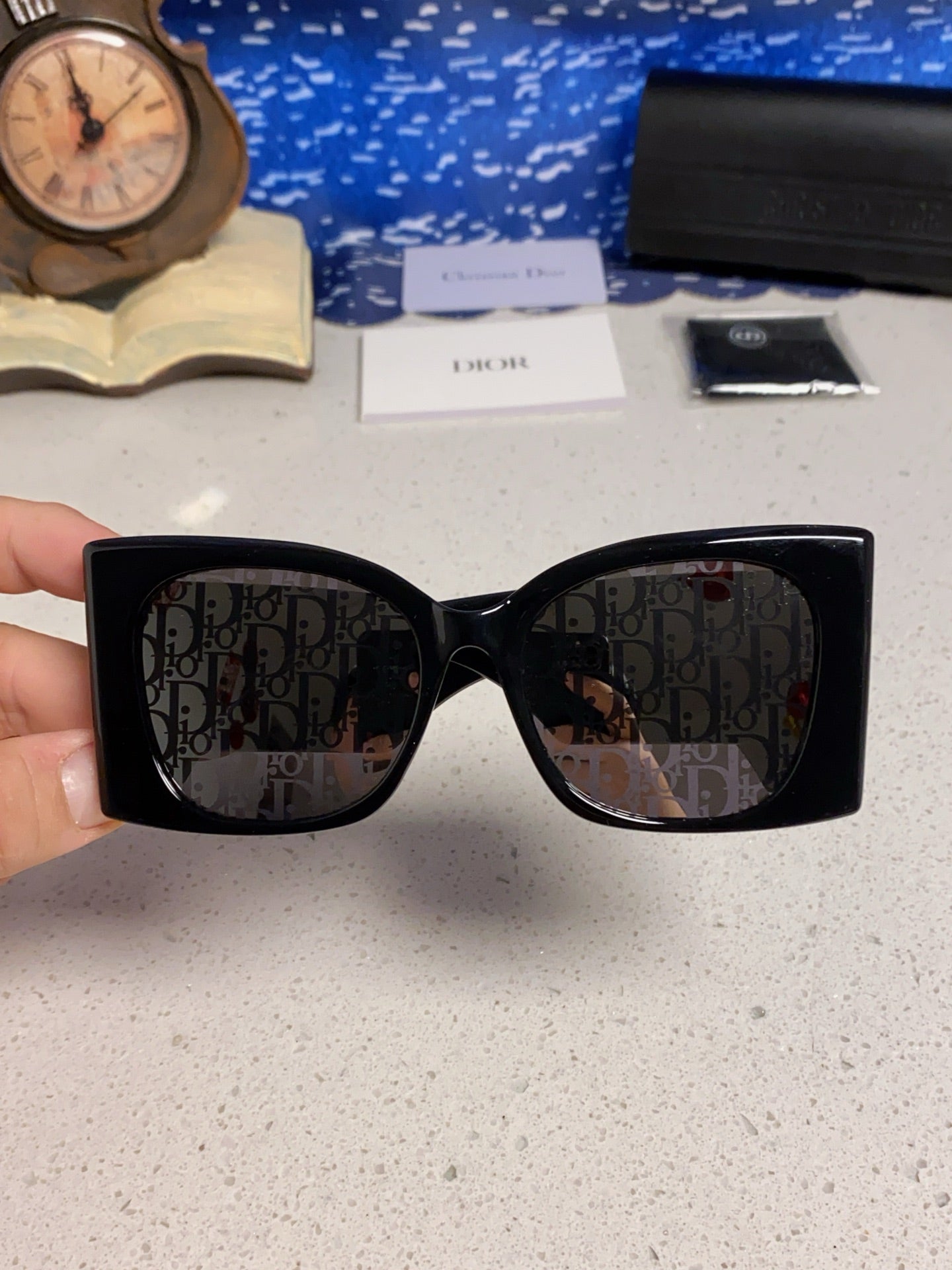 Dior Cat-Eye Silver Lens Sunglasses for Men & Women - 465231 - detail image 4