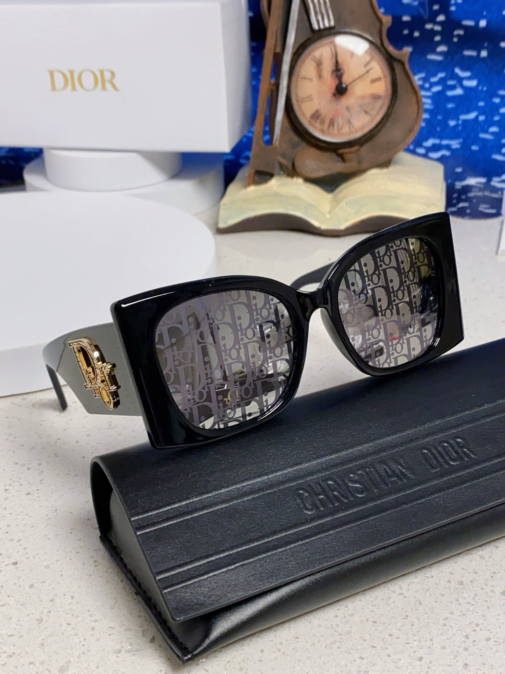 Dior Cat-Eye Silver Lens Sunglasses for Men & Women - 465231 - detail image 10