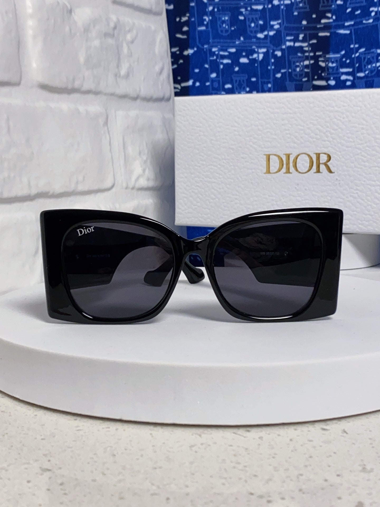 Dior Cat-Eye Black Lens Sunglasses for Men & Women - 465232 - detail image 2