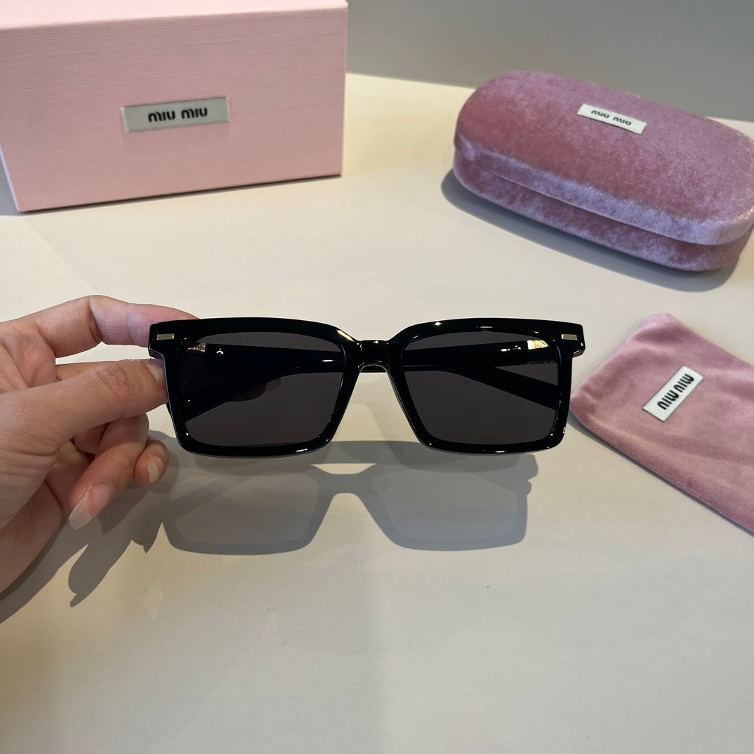 Miu Miu SMUO7S Square Black Lens Sunglasses for Men & Women - 382959 - detail image 7