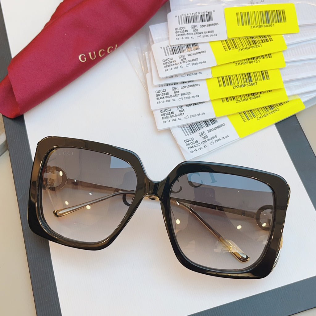 Gucci GG1324SA Fashion Black Lens Sunglasses for Men & Women - 448788 - detail image 5