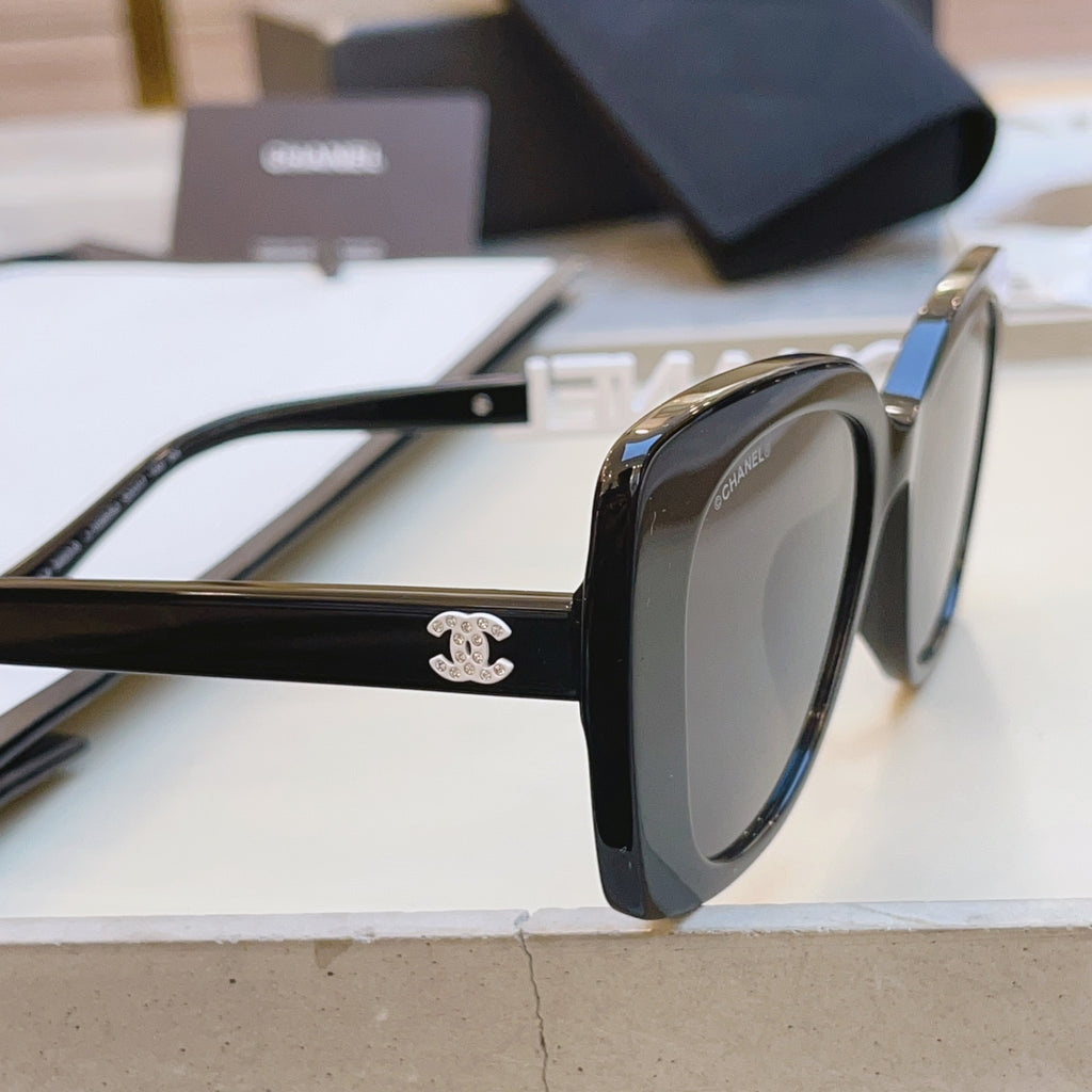 Chanel CH5422B Rectangular Black Lens Sunglasses for Men & Women - 382251 - detail image 7
