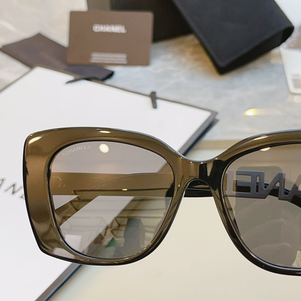 Chanel CH5422B Rectangular Black Lens Sunglasses for Men & Women - 382251 - detail image 9