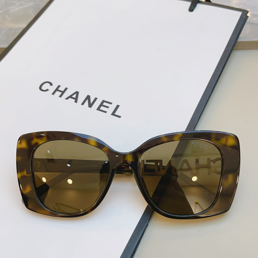 Chanel CH5422B Rectangular Black Lens Sunglasses for Men & Women