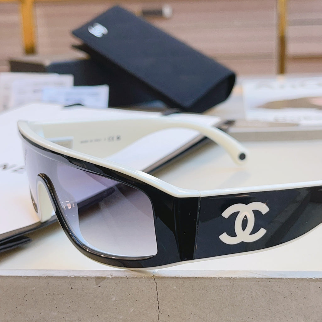 Chanel CH6057 Fashion Gray Lens Sunglasses for Men & Women - detail image 4