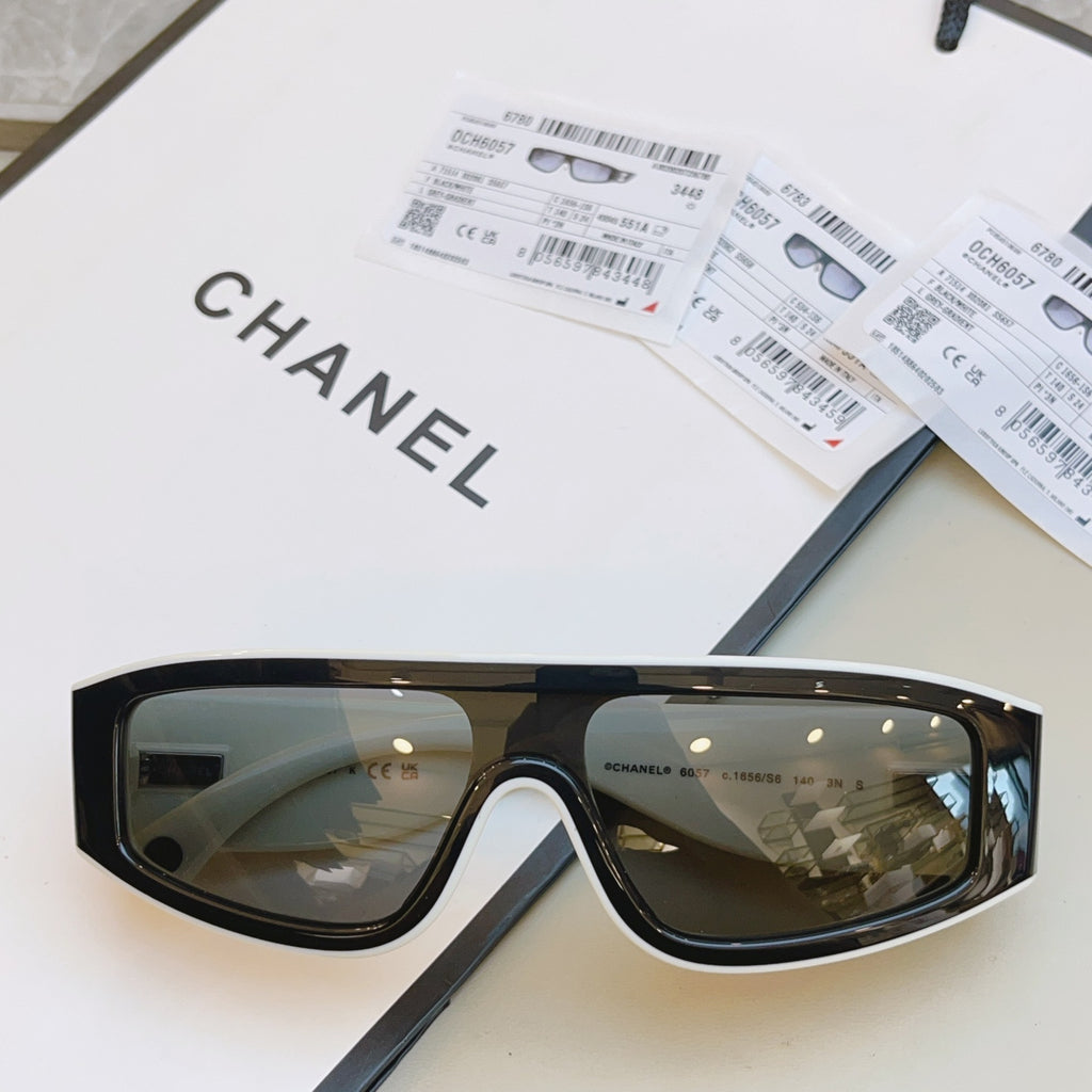 Chanel CH6057 Fashion Black Lens Sunglasses for Men & Women - 382342