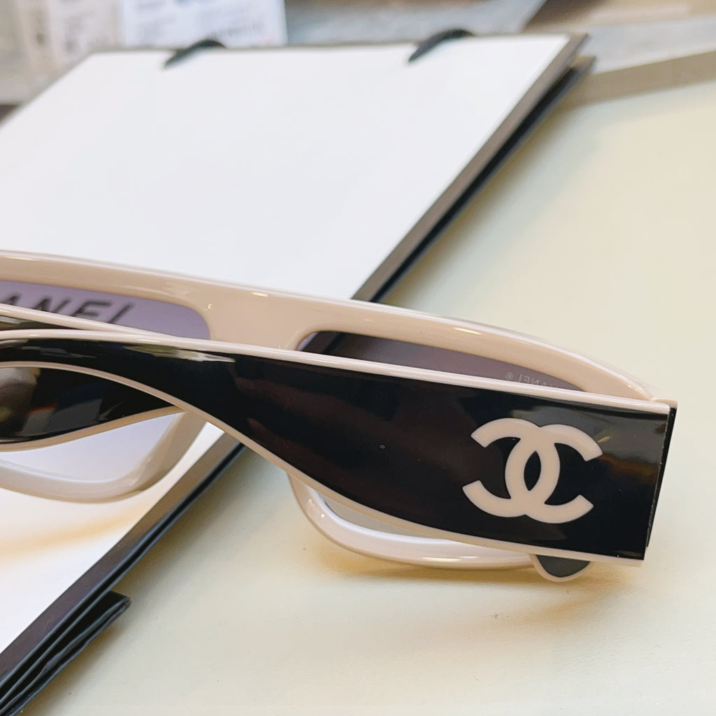 Chanel CH6057 Fashion Black Lens Sunglasses for Men & Women - detail image 5