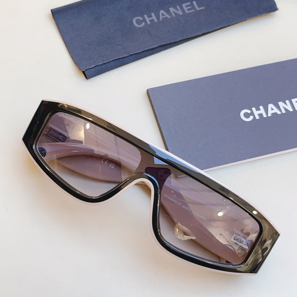 Chanel CH6057 Fashion Black Lens Sunglasses for Men & Women - detail image 3