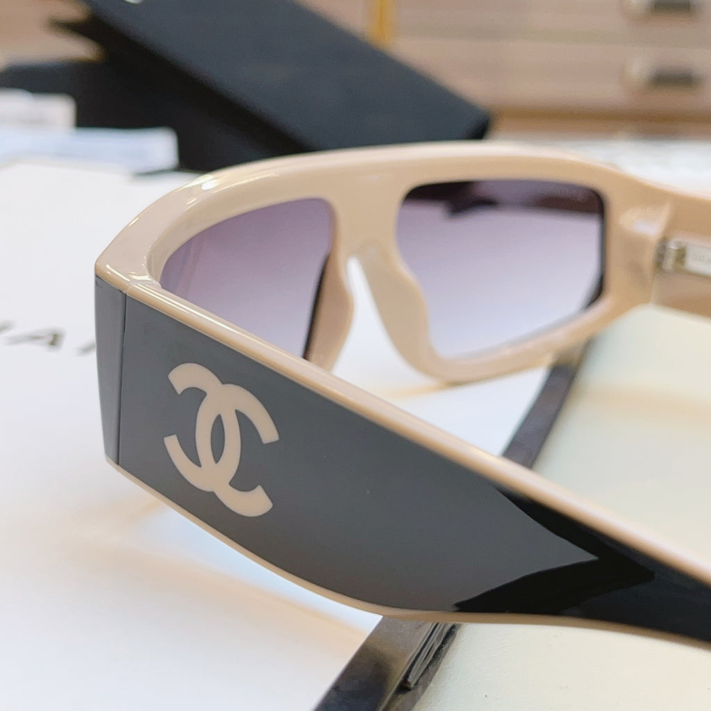 Chanel CH6057 Fashion Black Lens Sunglasses for Men & Women - detail image 9