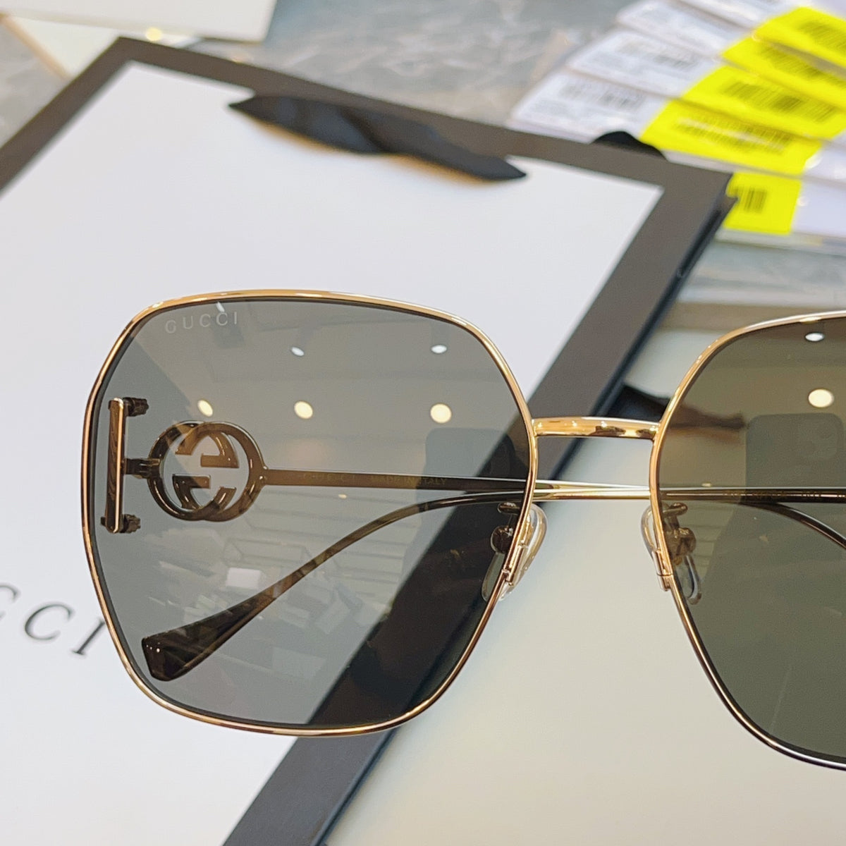 Gucci GG1207SA Fashion Brown Lens Sunglasses for Men & Women
