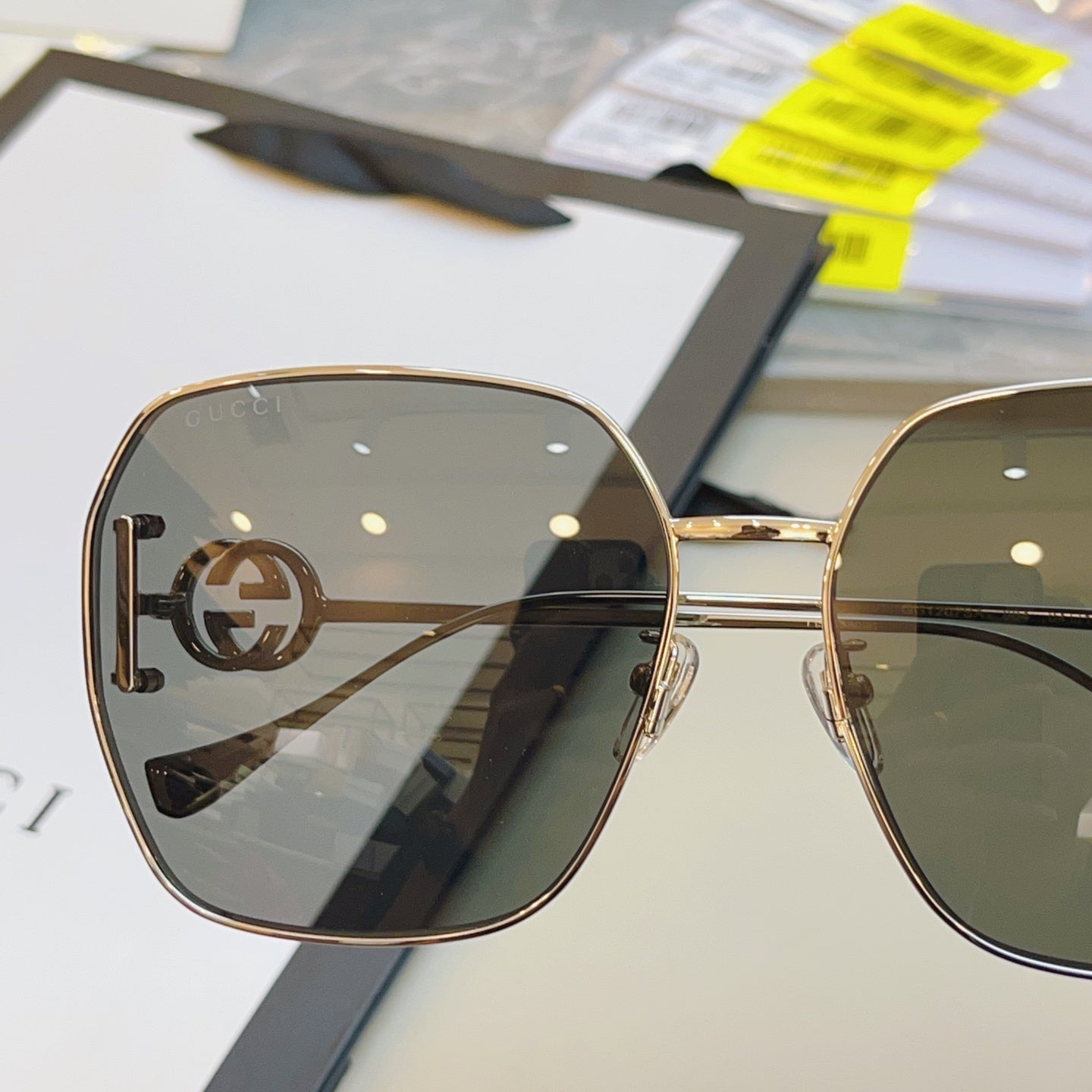 Gucci GG1207SA Fashion Brown Lens Sunglasses for Men & Women - detail image 4