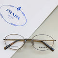 Prada VPR Titanium Fashion Silver Lens Sunglasses for Men & Women - 449416