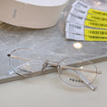 Prada VPR Titanium Fashion Silver Lens Sunglasses for Men & Women - 449415