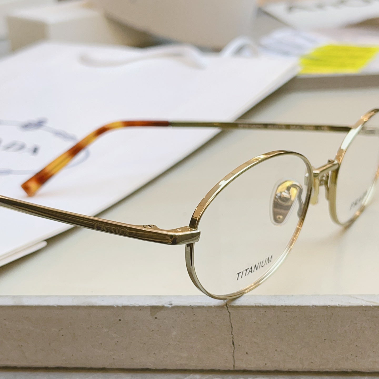 Prada VPR Titanium Fashion Silver Lens Sunglasses for Men & Women - detail image 7