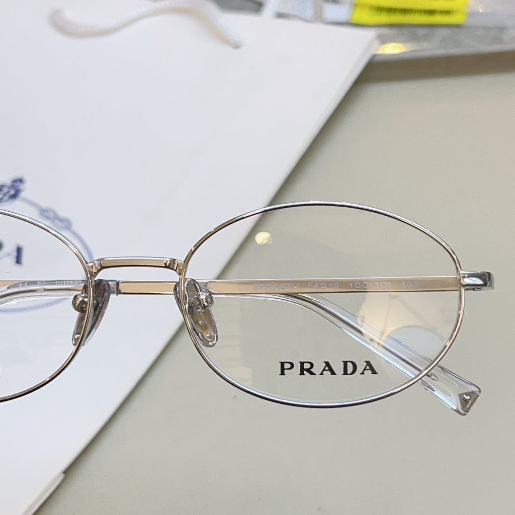 Prada VPR Titanium Fashion Brown Lens Sunglasses for Men & Women - detail image 4