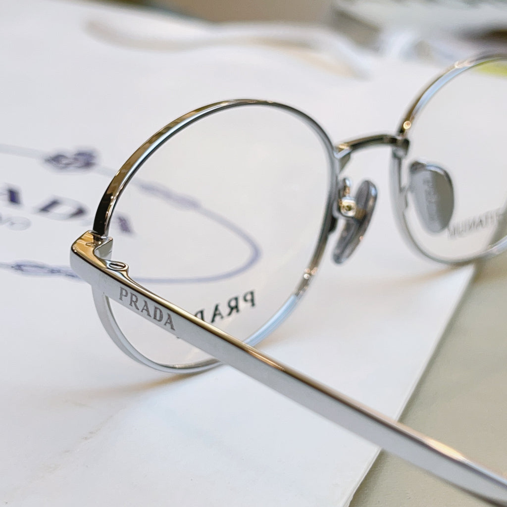 Prada VPR Titanium Fashion Brown Lens Sunglasses for Men & Women - detail image 5