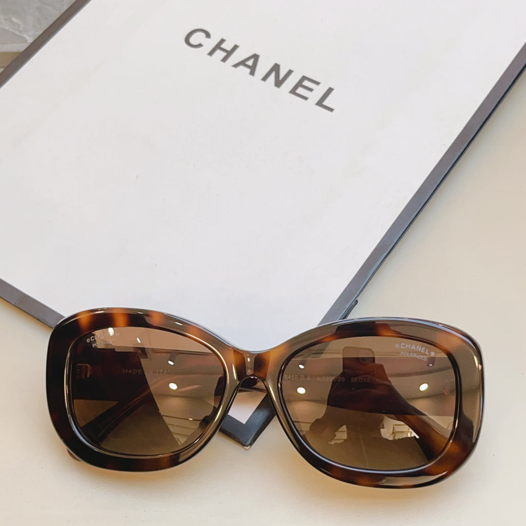 Chanel CH5468-B-A Fashion Brown Lens Sunglasses for Men & Women - 371812