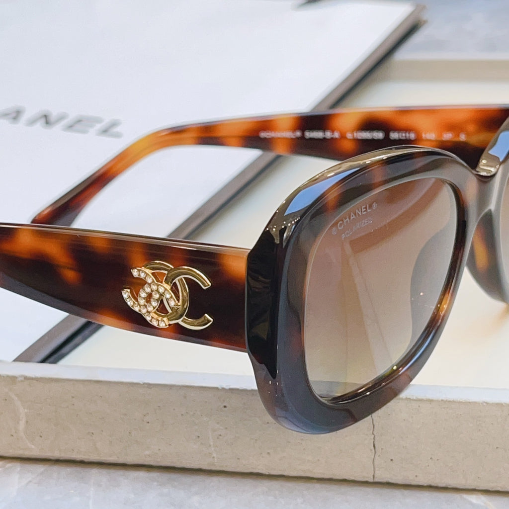 Chanel CH5468-B-A Fashion Brown Lens Sunglasses for Men & Women - 371812 - detail image 7