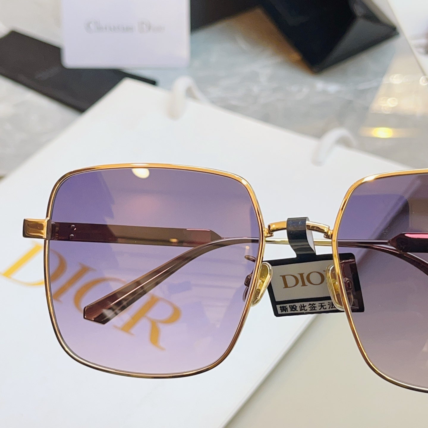 Dior DIORCANNAGE Fashion Blue Lens Sunglasses for Men & Women - 486832 - detail image 4
