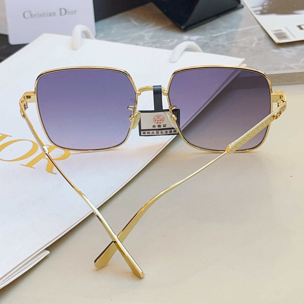 Dior DIORCANNAGE Fashion Blue Lens Sunglasses for Men & Women - 486832 - detail image 8