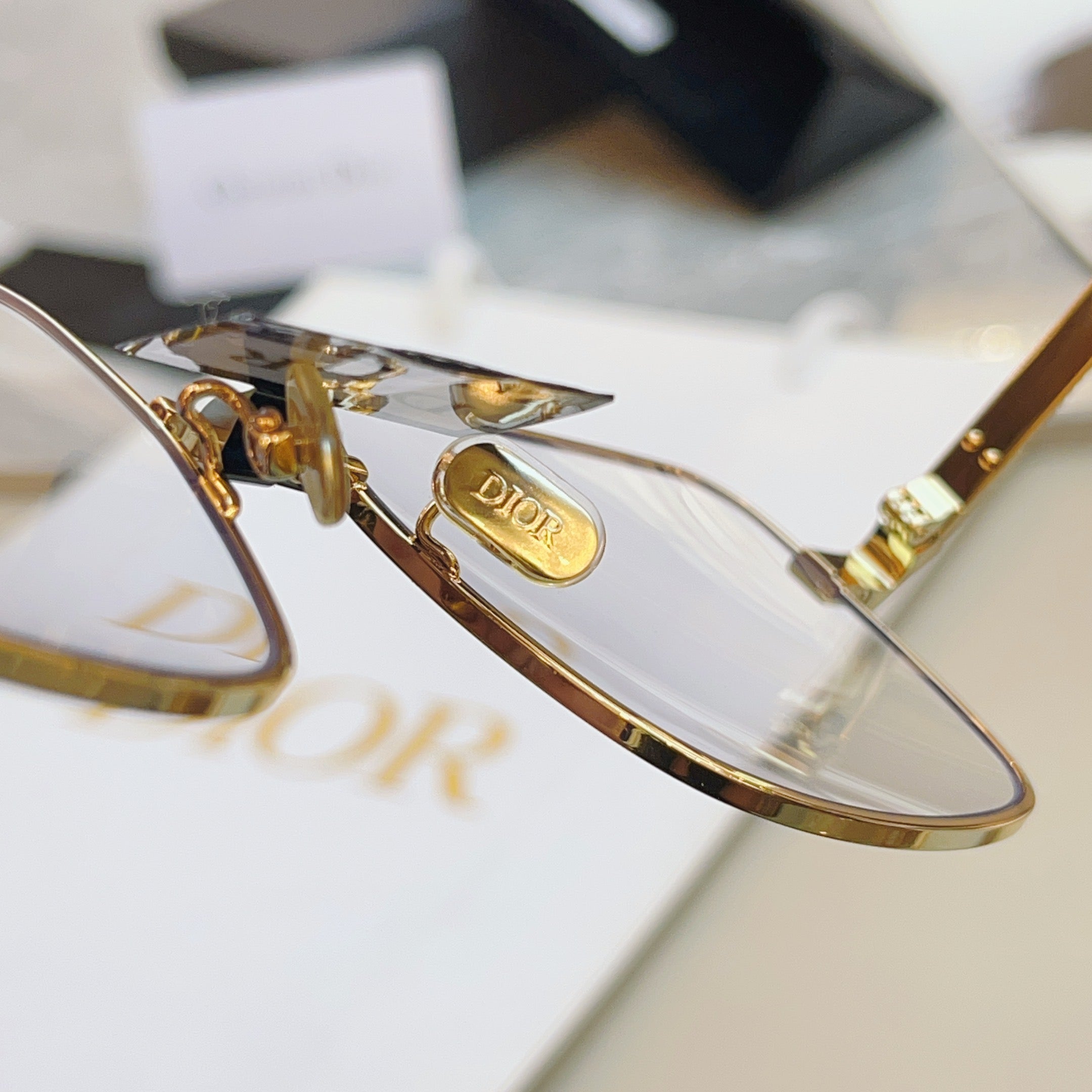 Dior DIORCANNAGE Fashion Silver Lens Sunglasses for Men & Women - detail image 5