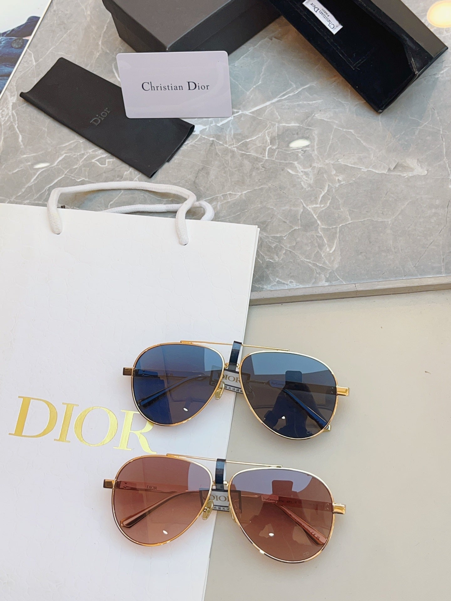 Dior DIORCANNAGE Fashion Blue Lens Sunglasses for Men & Women - 486831 - detail image 9