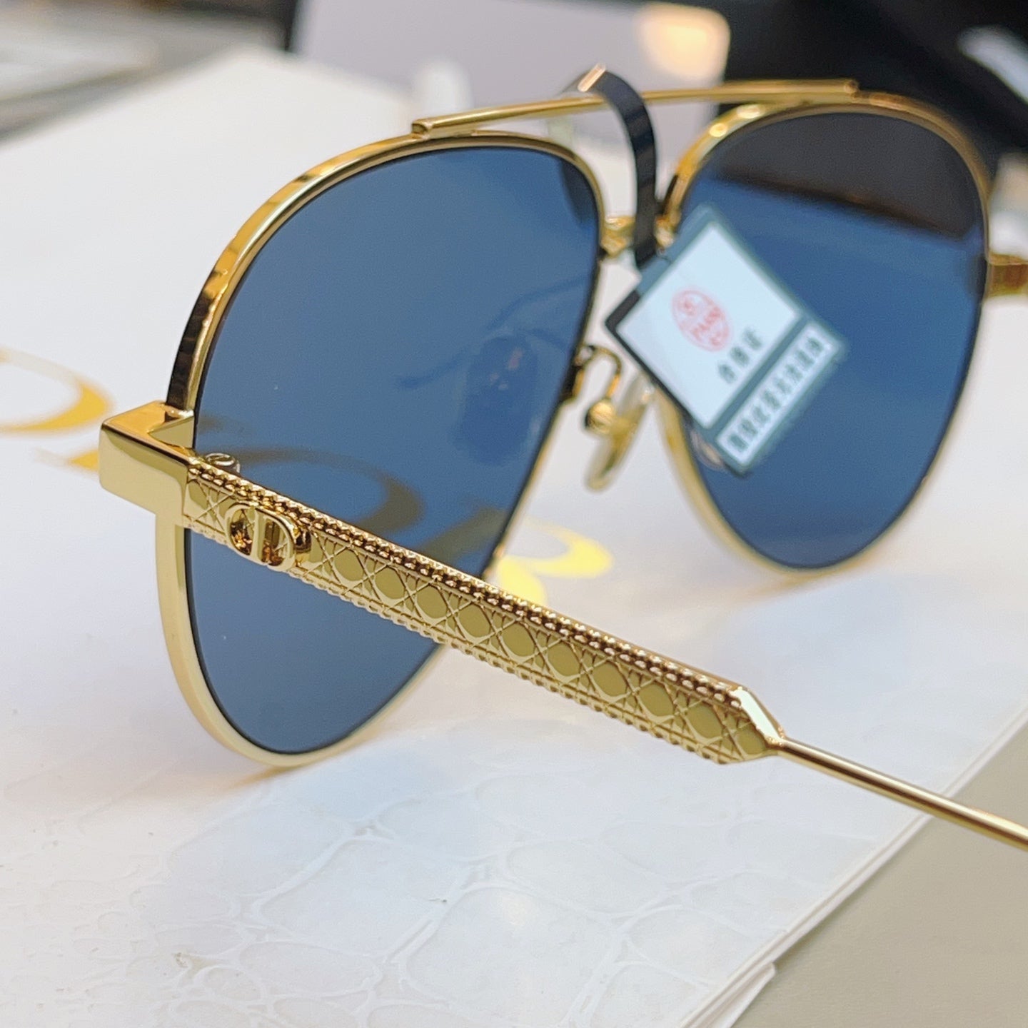 Dior DIORCANNAGE Fashion Blue Lens Sunglasses for Men & Women - 486829 - detail image 6
