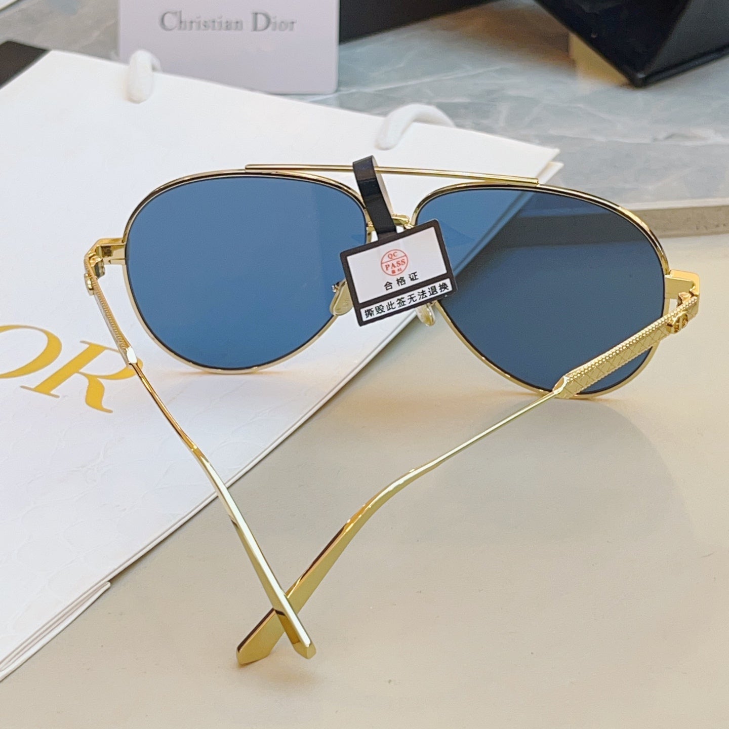 Dior DIORCANNAGE Fashion Blue Lens Sunglasses for Men & Women - 486829 - detail image 7
