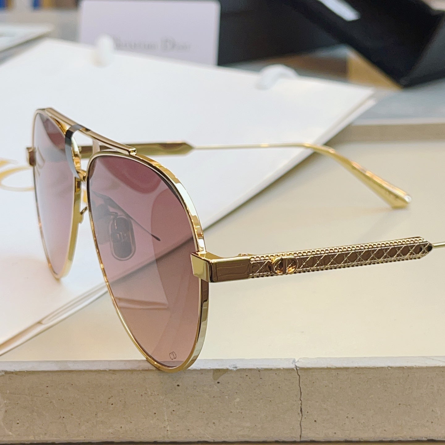 Dior DIORCANNAGE Fashion Red Lens Sunglasses for Men & Women - detail image 4