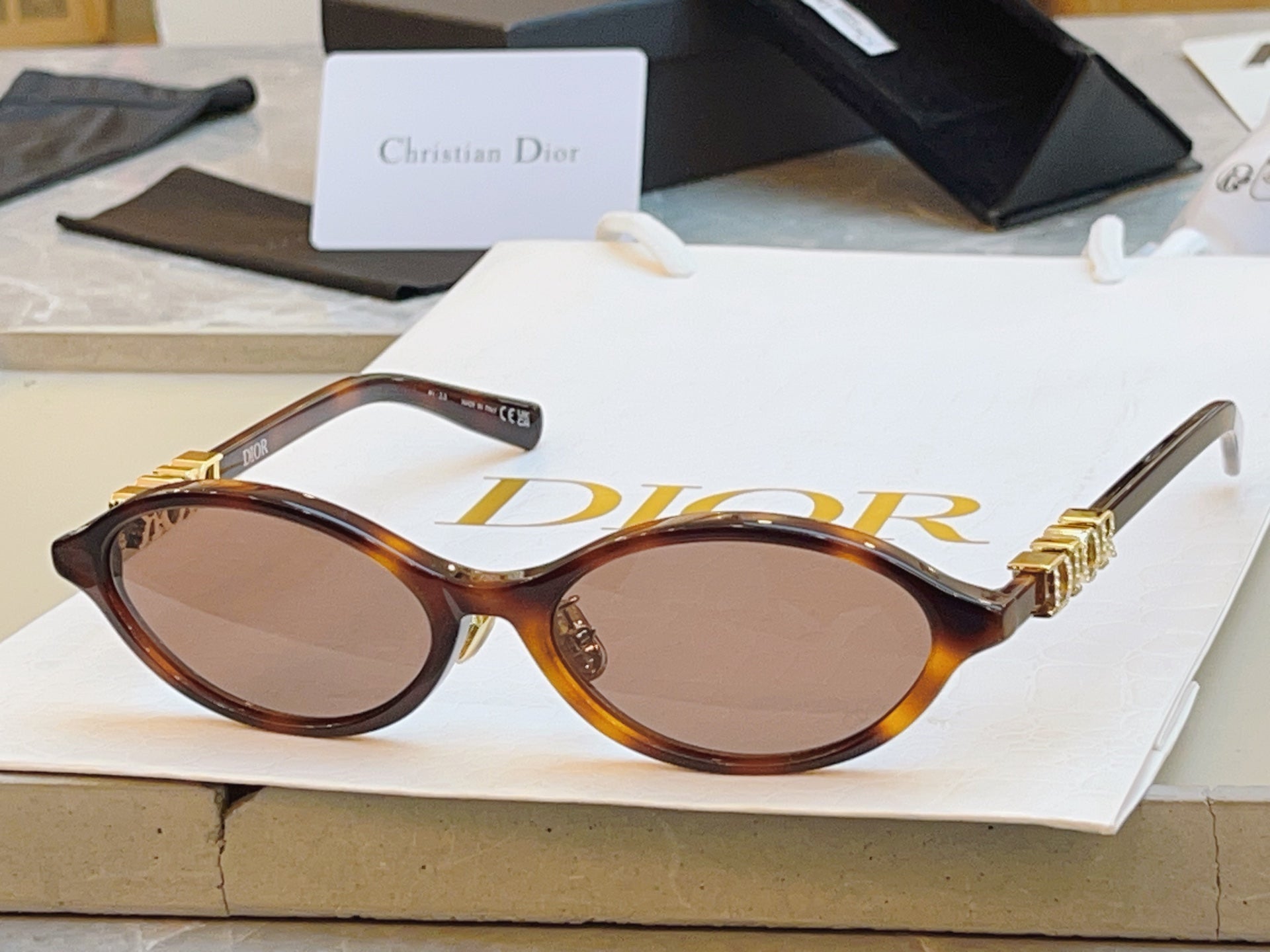 Dior DIORTREASURE Fashion Gray Lens Sunglasses for Men & Women - detail image 3