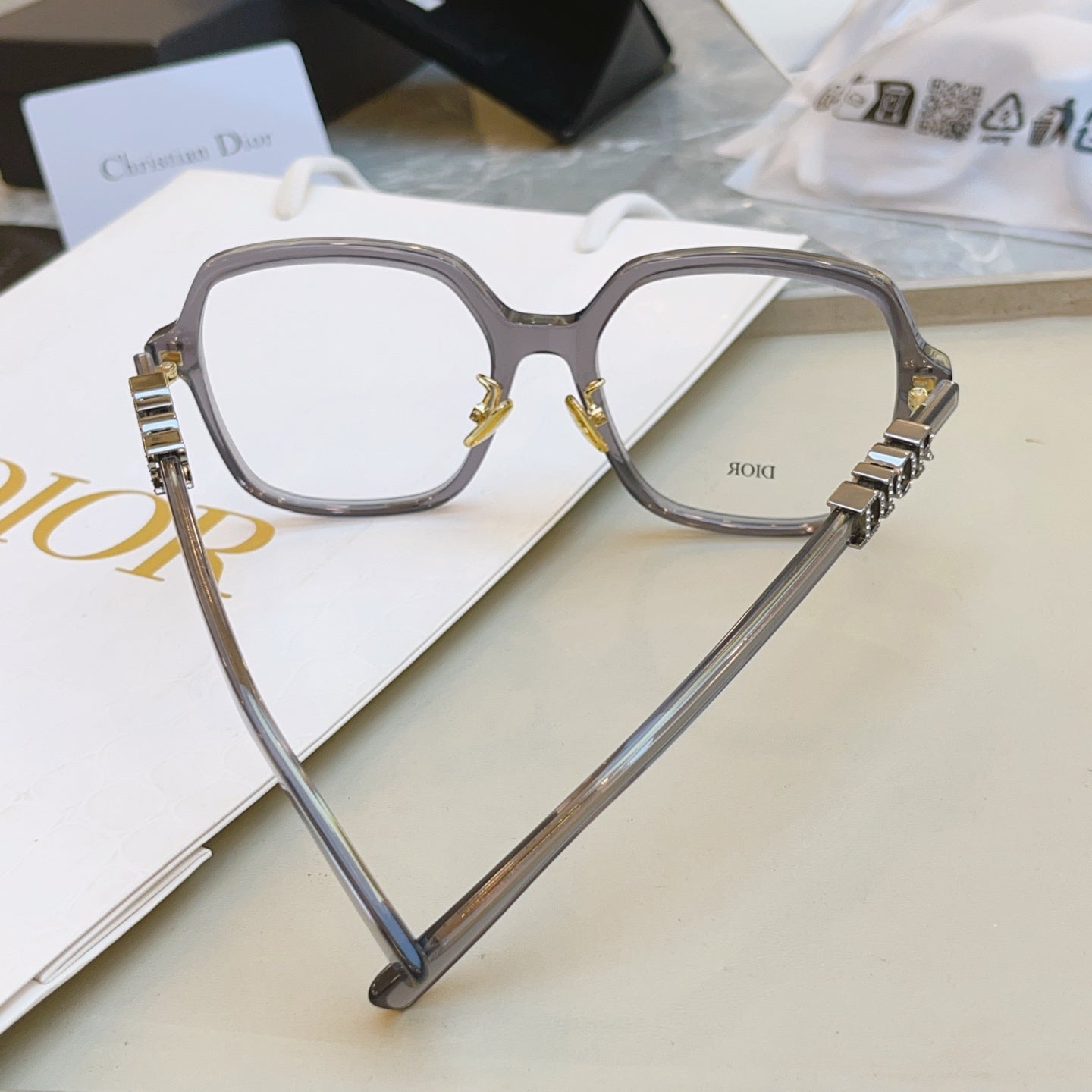 Dior DIORTREASURE Fashion Brown Lens Sunglasses for Men & Women - detail image 9