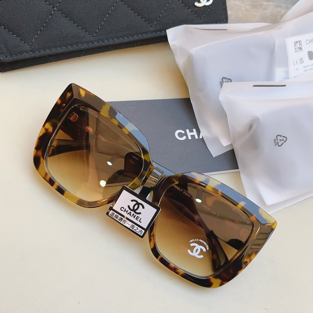 Chanel 9191H Fashion Black Lens Sunglasses for Men & Women - 358066 - detail image 3