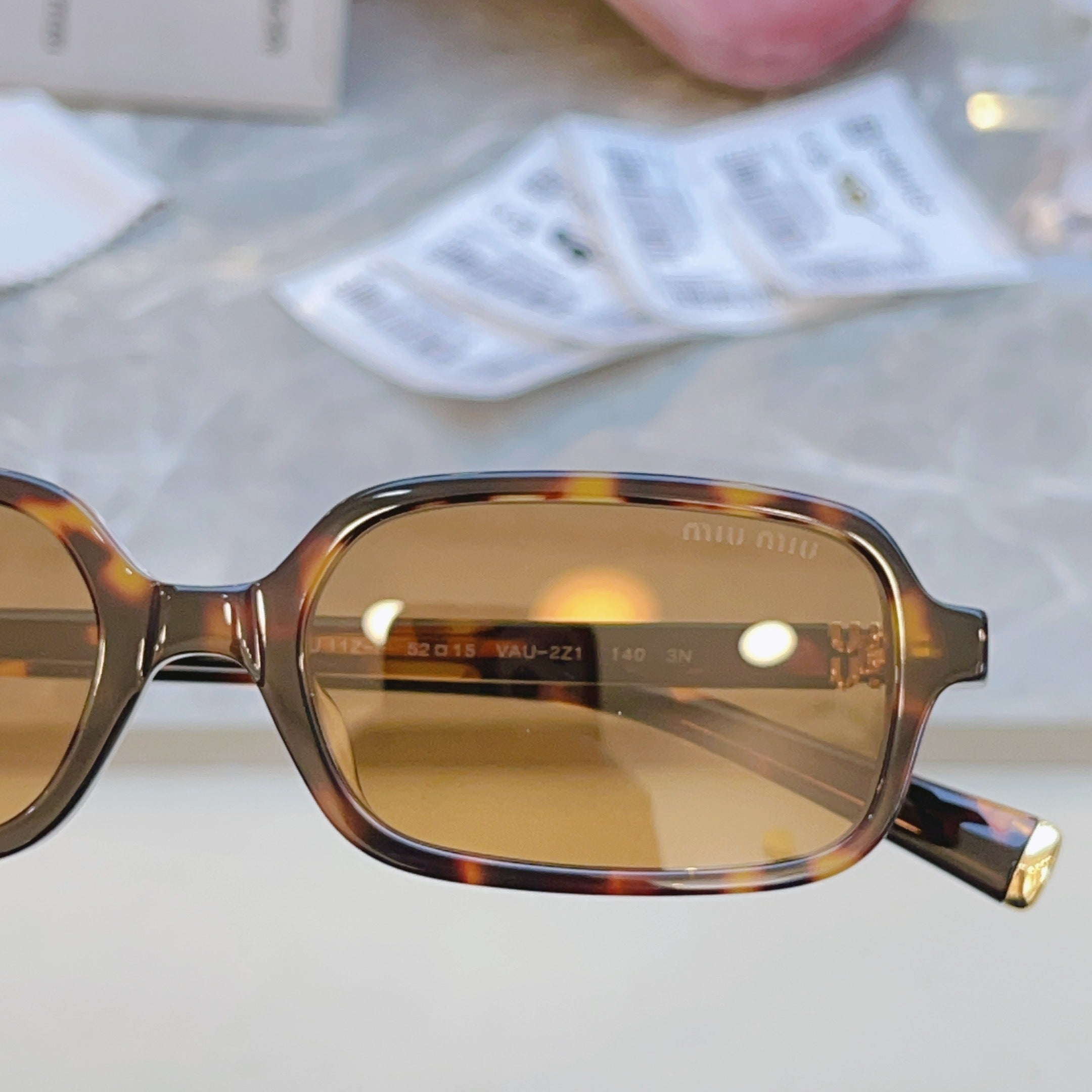 Miu Miu 11Z-F Fashion Orange Lens Sunglasses for Men & Women - detail image 9