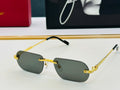 Cartier CT0577S Fashion Gold Lens Sunglasses for Men & Women