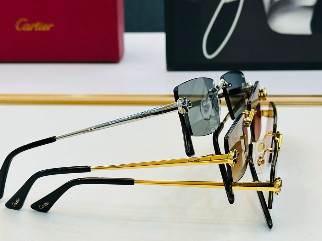 Cartier CT0598S Fashion Blue Lens Sunglasses for Men & Women - detail image 7
