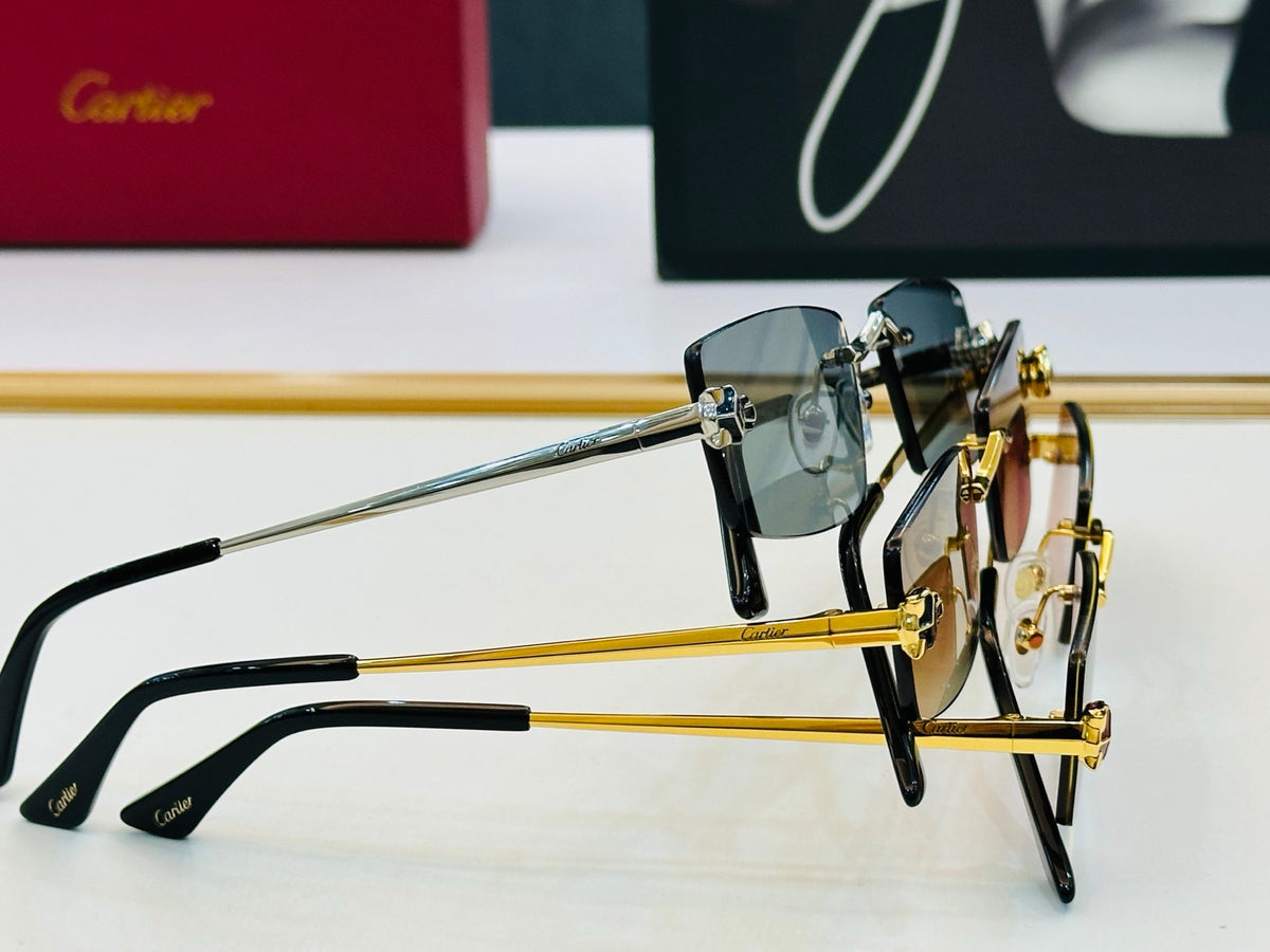Cartier CT0598S Fashion Blue Lens Sunglasses for Men & Women - detail image 7
