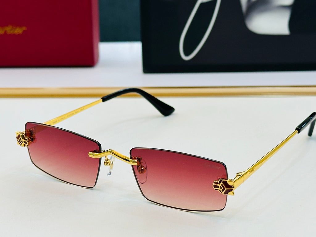 Cartier CT0598S Fashion Blue Lens Sunglasses for Men & Women - detail image 6