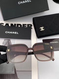 Chanel CH1954 Polarized Square Black Lens Sunglasses for Men & Women - 867053