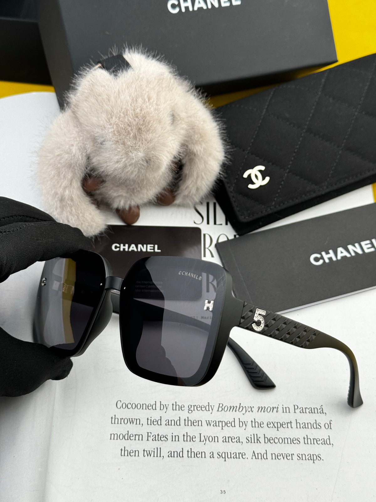 Chanel CH2305 Fashion Black Lens Sunglasses for Men & Women - 867055 - detail image 2