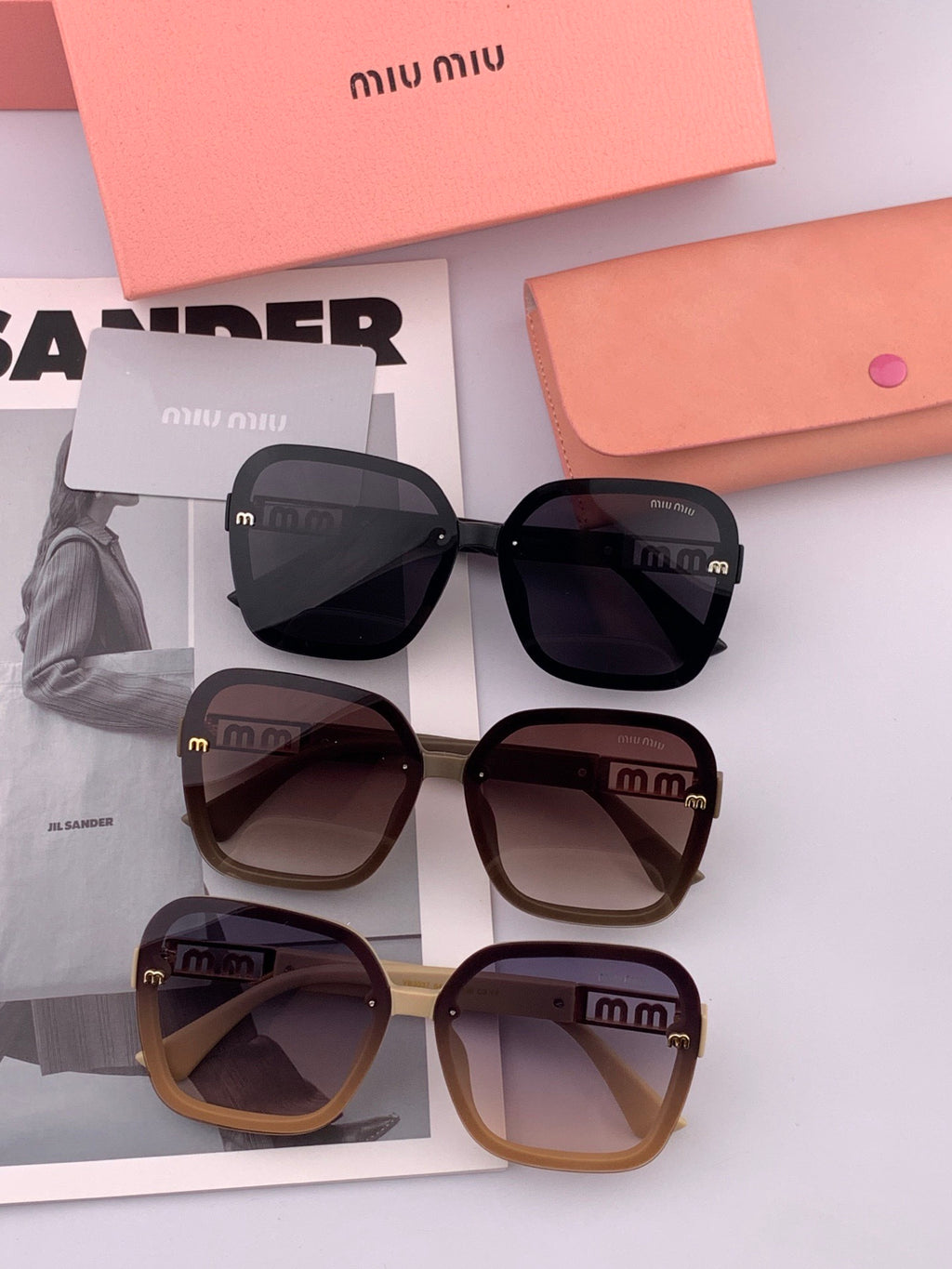 Miu Miu M4304 Fashion Gold Lens Sunglasses for Men & Women - 867227 - detail image 7