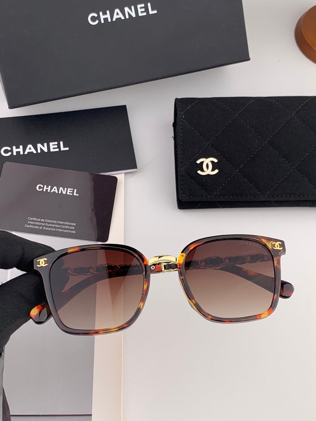 Chanel CH9076 Oversized Black Lens Sunglasses for Men & Women