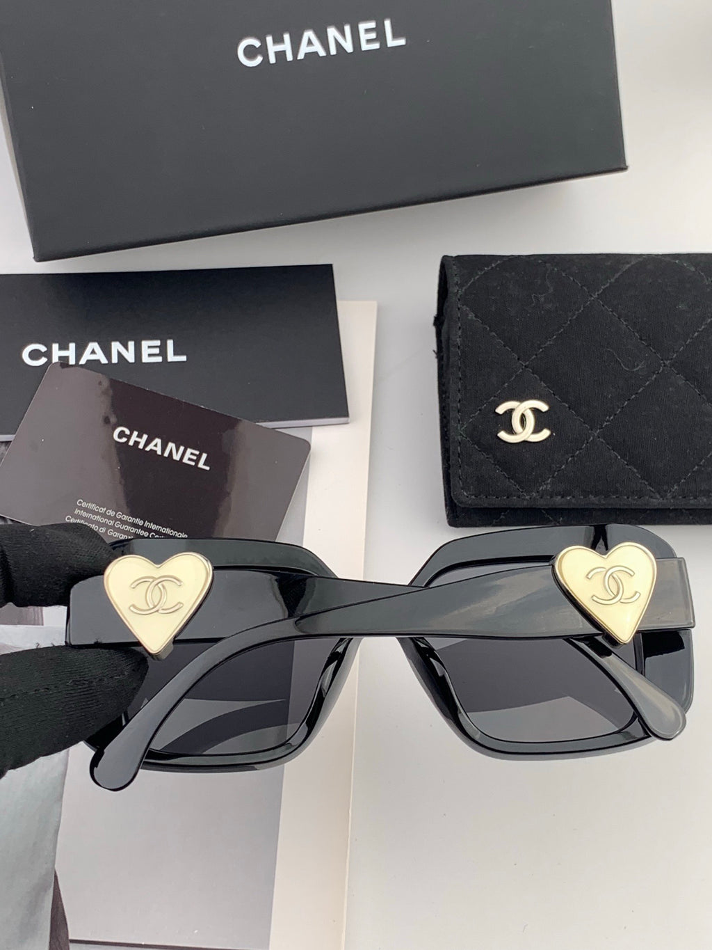 Chanel CH8551 Fashion Blue Lens Sunglasses for Men & Women - detail image 4