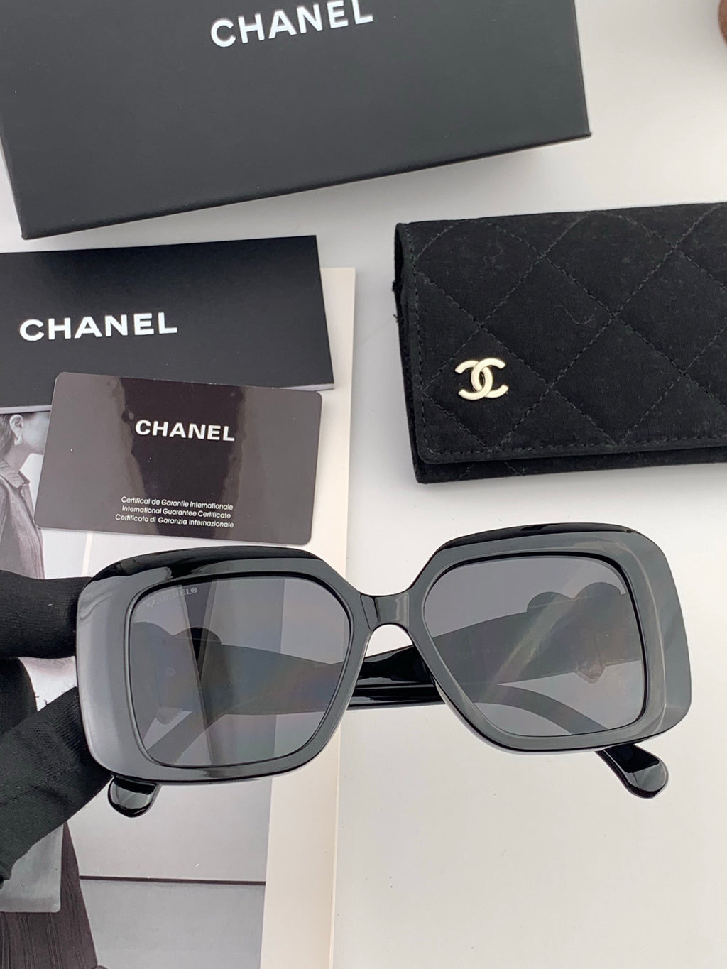 Chanel CH8551 Fashion Blue Lens Sunglasses for Men & Women